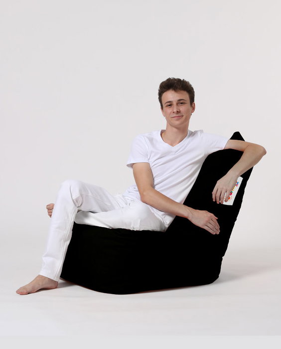 Atelier Del Sofa Puf de Jardín Diamond - Negro